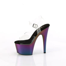 Load image into Gallery viewer, Tacones Pleaser ADORE-708MCH Transparente Morado Verde
