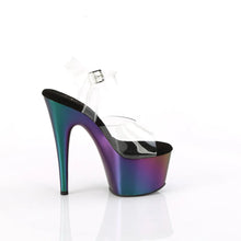 Load image into Gallery viewer, Tacones Pleaser ADORE-708MCH Transparente Morado Verde
