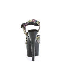 Cargar imagen en el visor de la galería, Tacones Pleaser ADORE-708N-LTP Verde Morado Negro
