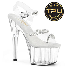 Cargar imagen en el visor de la galería, Tacones Pleaser ADORE-708PREM-STN Transparente
