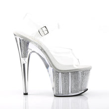 Load image into Gallery viewer, Tacones Pleaser ADORE-708SRS Transparente Plata
