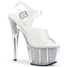 Load image into Gallery viewer, Tacones Pleaser ADORE-708SRS Transparente Plata
