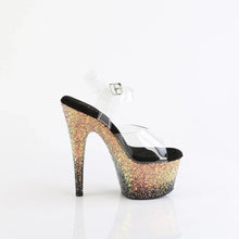 Load image into Gallery viewer, Tacones Pleaser ADORE-708SS Transparente Negro Dusty
