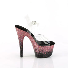 Cargar imagen en el visor de la galería, Tacones Pleaser ADORE-708SS Transparente Negro Rosa
