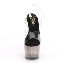 Load image into Gallery viewer, Tacones Pleaser ADORE-708T Transparente Ahumado
