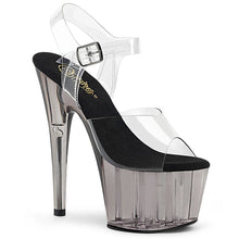 Load image into Gallery viewer, Tacones Pleaser ADORE-708T Transparente Ahumado
