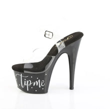 Carregar imagem no visualizador da galeria, Tacones Pleaser ADORE-708TIP-02 Transparente Negro Plata
