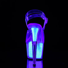 Carregar imagem no visualizador da galeria, Tacones Pleaser ADORE-708UVG Transparente Neon Opal

