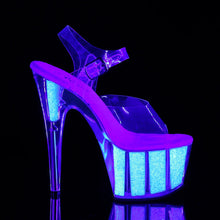 Carregar imagem no visualizador da galeria, Tacones Pleaser ADORE-708UVG Transparente Neon Opal
