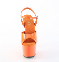 Carregar imagem no visualizador da galeria, Sapatos de salto alto Pleaser ADORE-709 - Verniz laranja / Laranja
