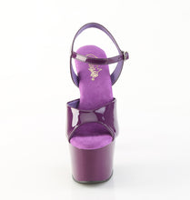 Carregar imagem no visualizador da galeria, Sapatos de salto alto Pleaser ADORE-709 - Verniz roxo / Roxo
