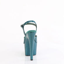 Cargar imagen en el visor de la galería, Tacones Pleaser ADORE-709GP Teal Purpurina Charol
