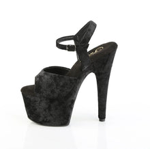 Cargar imagen en el visor de la galería, Tacones Pleaser ADORE-709WR Negro Shimmering Fabric
