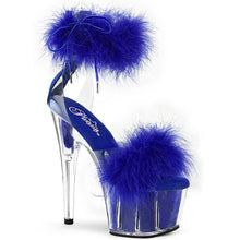 Cargar imagen en el visor de la galería, Tacones Pleaser ADORE-724F Transparente Royal Azul
