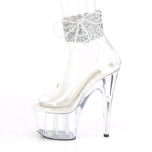 Cargar imagen en el visor de la galería, Tacones Pleaser ADORE-724RS-02 Transparente Plata
