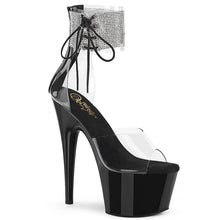 Cargar imagen en el visor de la galería, Tacones Pleaser ADORE-724RS Transparente Negro
