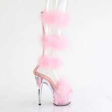 Cargar imagen en el visor de la galería, Tacones Pleaser ADORE-728F Transparente B. Rosa

