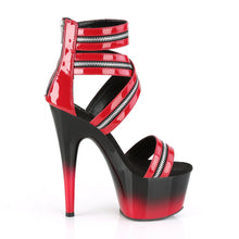 Cargar imagen en el visor de la galería, Tacones Pleaser ADORE-766 Rojo Charol Negro
