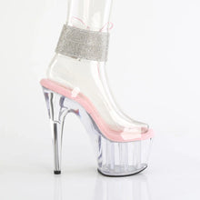 Cargar imagen en el visor de la galería, Tacones Pleaser ADORE-791-2RS Transparente B. Rosa

