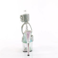 Cargar imagen en el visor de la galería, Tacones Pleaser ADORE-791HTRS Plata Holo Tinted
