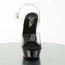 Cargar imagen en el visor de la galería, Tacones Pleaser ALLURE-608 Transparente Negro
