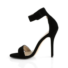 Cargar imagen en el visor de la galería, Tacones Pleaser AMUSE-10 Negro Velvet

