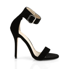 Cargar imagen en el visor de la galería, Tacones Pleaser AMUSE-10 Negro Velvet
