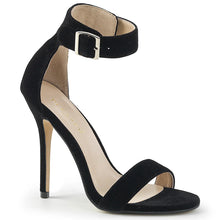 Cargar imagen en el visor de la galería, Tacones Pleaser AMUSE-10 Negro Velvet
