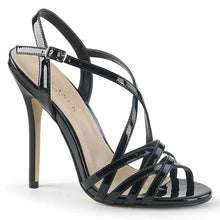 Cargar imagen en el visor de la galería, Tacones Pleaser AMUSE-13 Negro Charol
