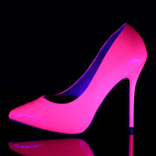 Carregar imagem no visualizador da galeria, Zapatos Pleaser AMUSE-20 Neon Fuchsia Charol
