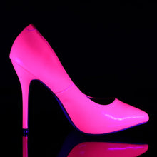 Carregar imagem no visualizador da galeria, Zapatos Pleaser AMUSE-20 Neon Fuchsia Charol
