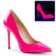 Carregar imagem no visualizador da galeria, Zapatos Pleaser AMUSE-20 Neon Fuchsia Charol
