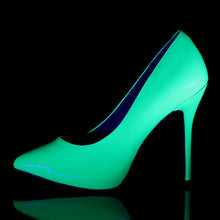 Carregar imagem no visualizador da galeria, Zapatos Pleaser AMUSE-20 Neon Verde Charol
