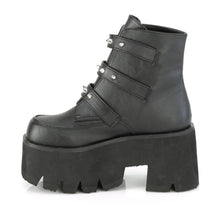 Carregar imagem no visualizador da galeria, Botines Demonia ASHES-55 Negro Piel vegana
