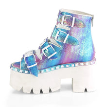 Load image into Gallery viewer, Botines Demonia ASHES-70 Morado Multi Iridescent V. Le
