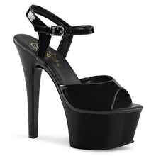 Carregar imagem no visualizador da galeria, Tacones Pleaser ASPIRE-609 Negro Charol

