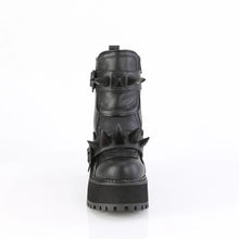 Load image into Gallery viewer, Botines Demonia ASSAULT-72 Negro Piel vegana
