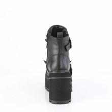 Load image into Gallery viewer, Botines Demonia ASSAULT-72 Negro Piel vegana
