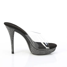 Load image into Gallery viewer, Fabulicious ATHENA-501 Heels - Clear / Black
