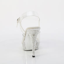 Load image into Gallery viewer, Fabulicious ATHENA-508 Heels - Clear / Silver Chrome
