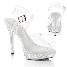 Load image into Gallery viewer, Fabulicious ATHENA-508 Heels - Clear
