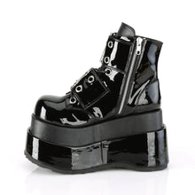 Load image into Gallery viewer, Botines Demonia BEAR-104 Negro Pat-Piel vegana
