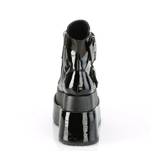 Load image into Gallery viewer, Botines Demonia BEAR-104 Negro Pat-Piel vegana
