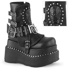 Load image into Gallery viewer, Botines Demonia BEAR-150 Negro Piel vegana
