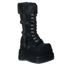 Load image into Gallery viewer, Botas Demonia BEAR-202 Negro Ante vegano

