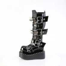 Load image into Gallery viewer, Botas Demonia BEAR-215 Negro Piel vegana-Pat
