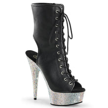 Load image into Gallery viewer, Tacones Pleaser BEJEWELED-1016-6 Negro Piel Sintética
