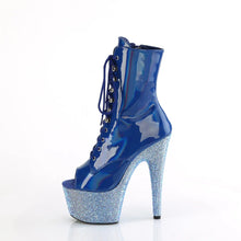 Load image into Gallery viewer, Tacones Pleaser BEJEWELED-1021-7 Azul Holo Charol
