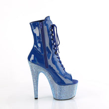 Load image into Gallery viewer, Tacones Pleaser BEJEWELED-1021-7 Azul Holo Charol
