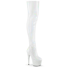 Load image into Gallery viewer, Tacones Pleaser BEJEWELED-3000-7 Blanco Str Holo
